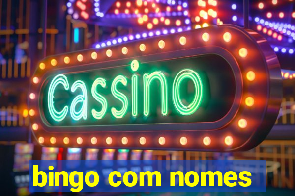 bingo com nomes